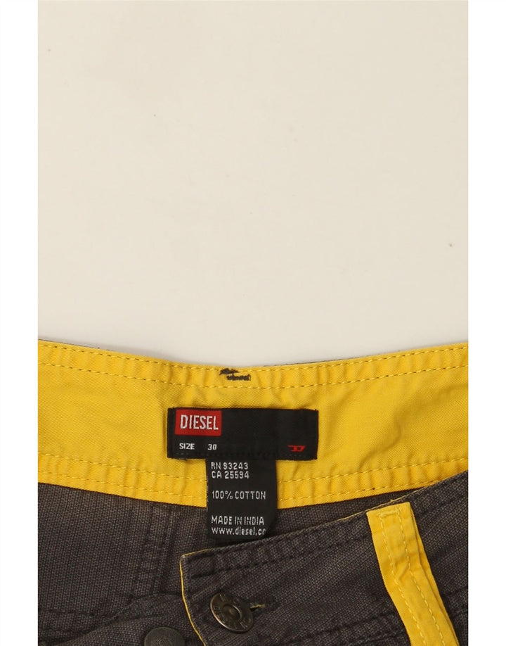 Diesel Herre Cargo Shorts W30 Medium Grey Bomuld