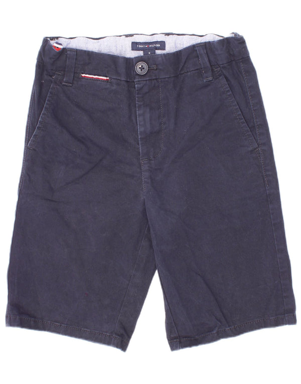 Tommy Hilfiger Boys Chino Shorts 7-8 år W24 Marineblå Bomuld