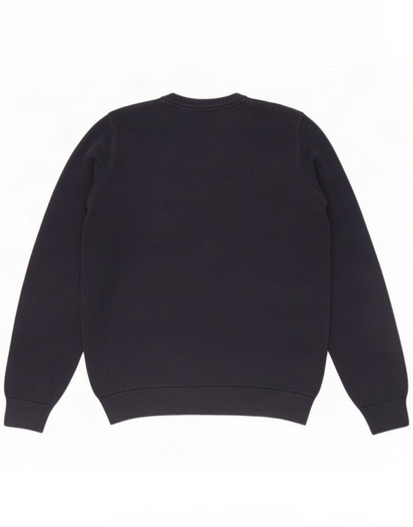 Marks & Spencer Boys V-Neck Jumper Sweater 11-12 Years Navy Blue Cotton