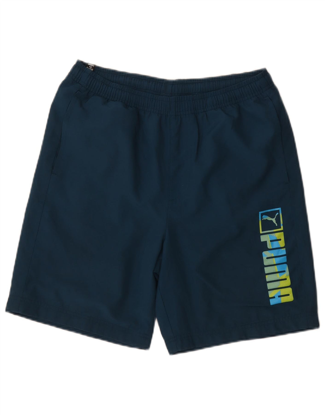 Puma Herre grafiske sportsshorts Små marineblå polyester