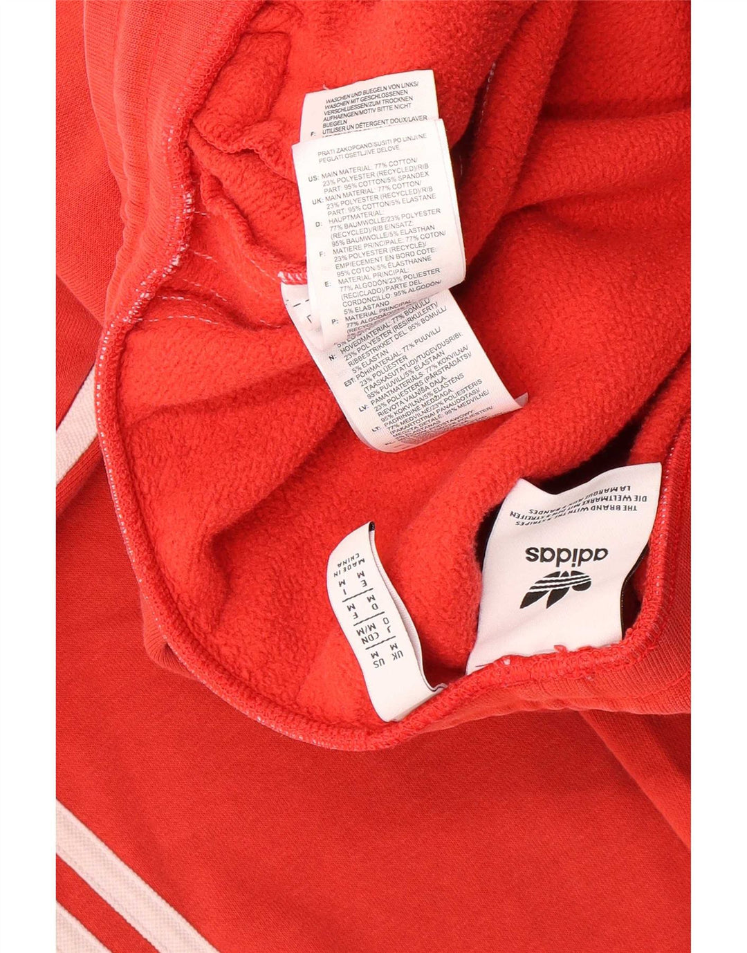 Adidas Træningsdragt til mænd Joggers Medium Rød Bomuld