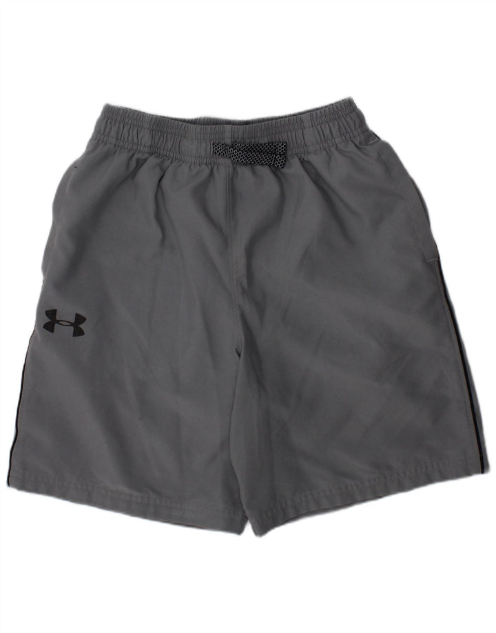 Under Armour drenge grafiske sportsshorts 10-11 år mellemgrå sport
