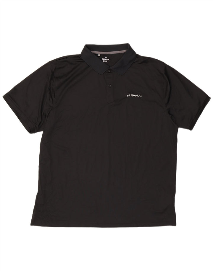 Under Armour Herre Polo Shirt 3XL Sort Polyester