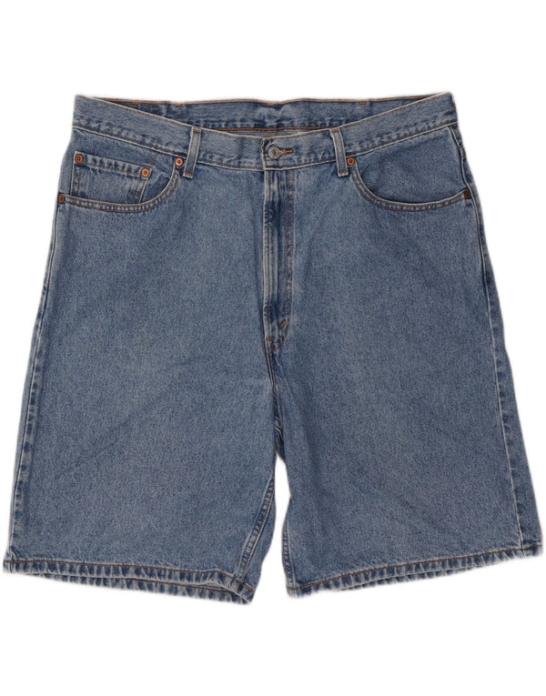 LEVI'S Herre 550 denimshorts med afslappet pasform W40 XL Blå bomuld