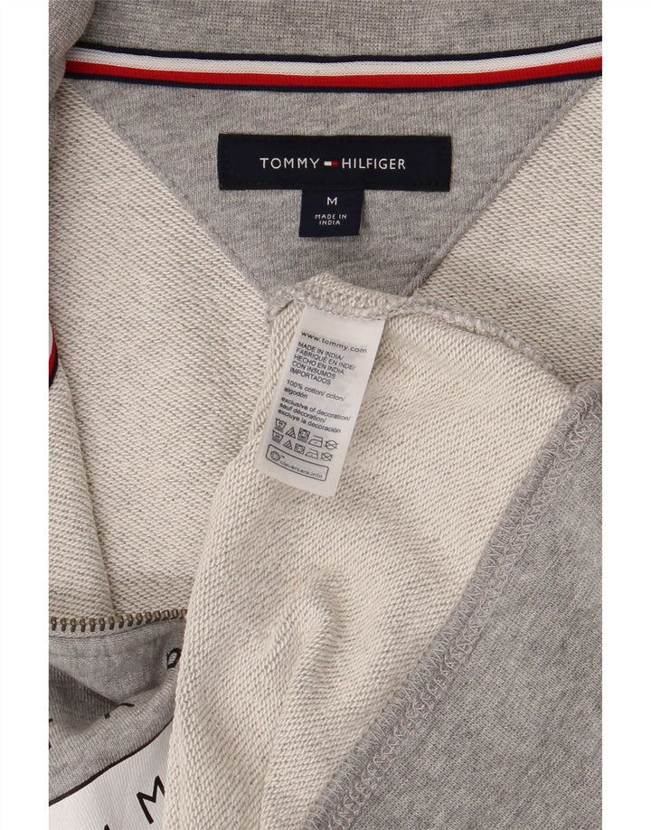 Tommy Hilfiger Herre grafisk træningsdragt Topjakke Medium Grey Flecked Bomuld
