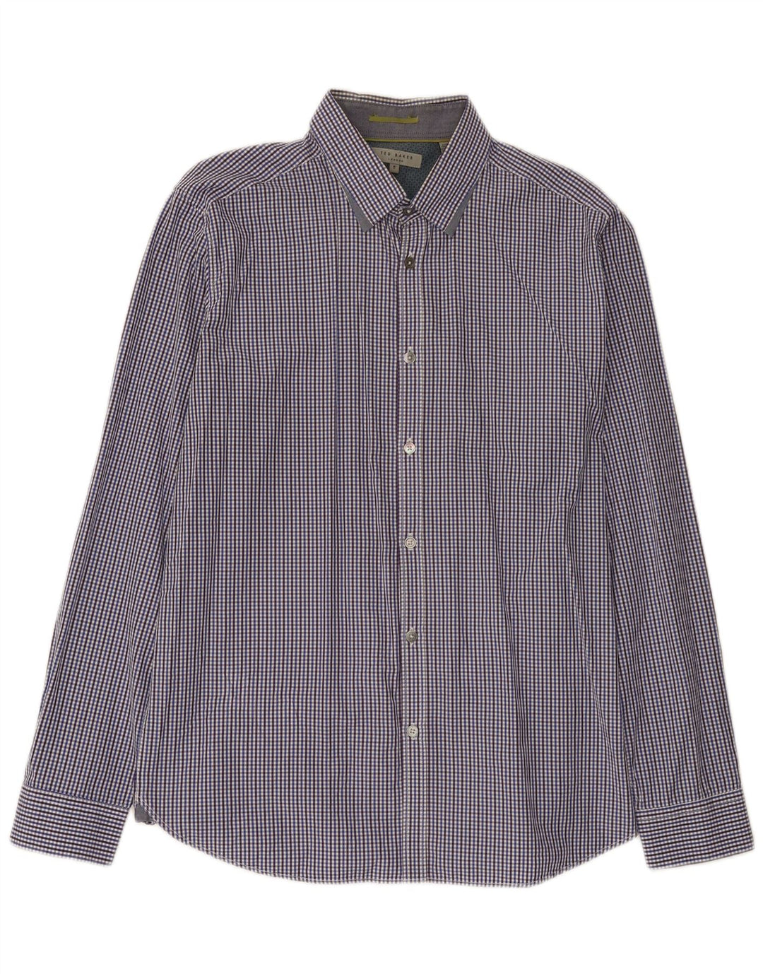Ted Baker Herreskjorte str. 5 XL Blå Gingham Bomuld