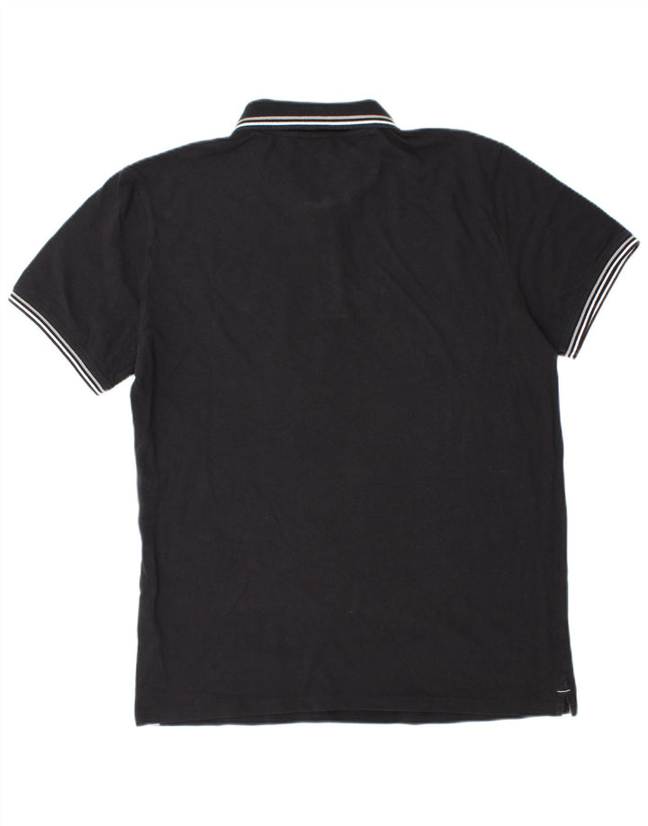 Champion herre poloshirt Stor sort bomuld