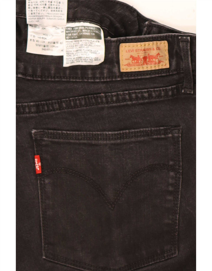 Levi's skinny jeans til kvinder W32 L32 sort bomuld
