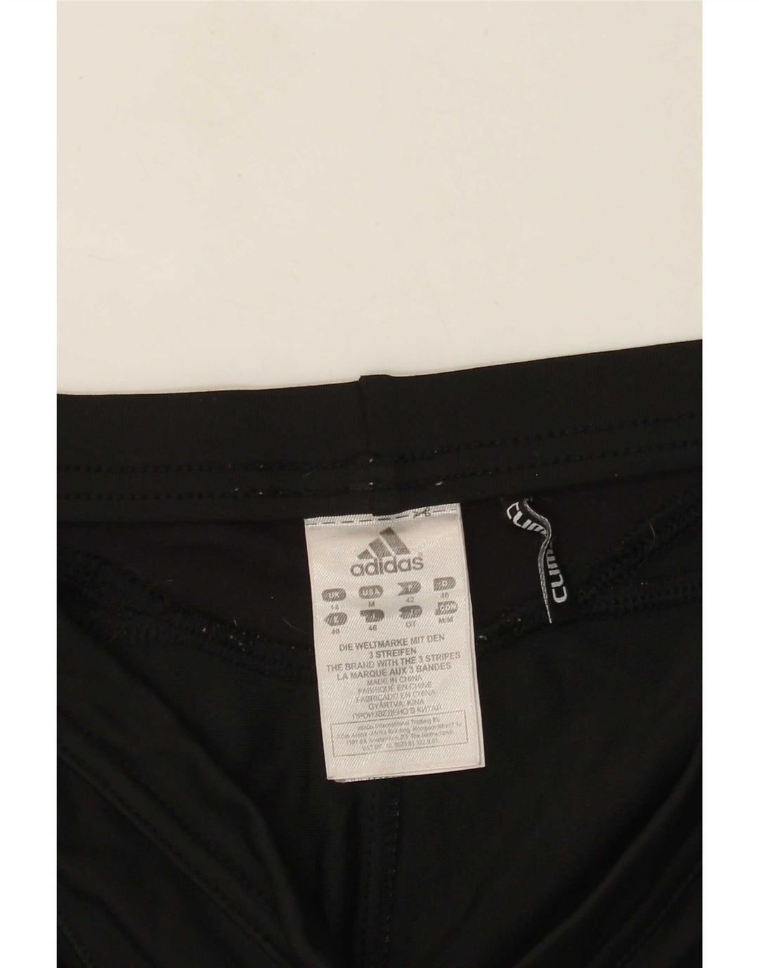 Adidas Dame Climalite Capri Træningsdragt Bukser UK 14 Medium Sort