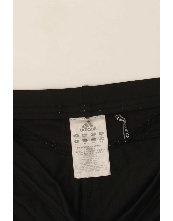 Adidas Dame Climalite Capri Træningsdragt Bukser UK 14 Medium Sort