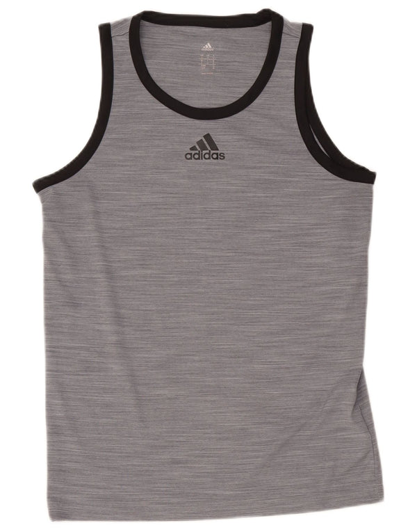 Adidas Herrevest Top Small Grå Flecked Polyester