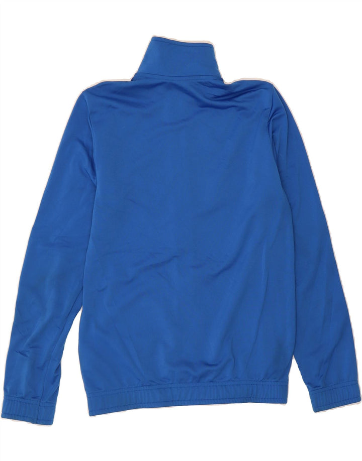 PUMA Boys Tracksuit Top Jacket 13-14 Years Blue Colourblock Polyester Vintage Puma and Second-Hand Puma from Messina Hembry 