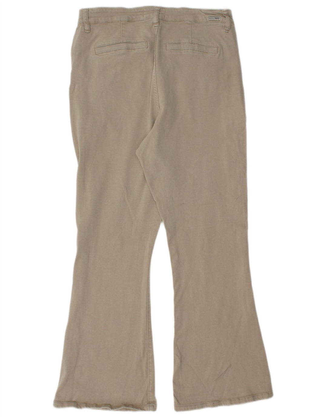 BKE Dame Bootcut Jeans W33 L28 Beige Bomuld