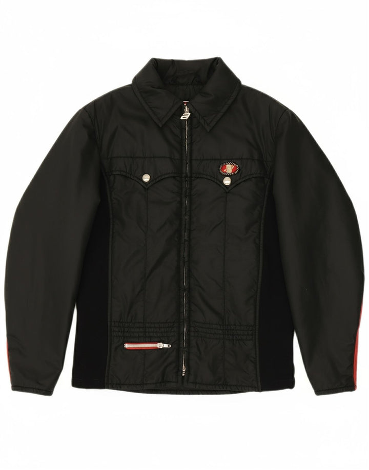 ANBA OF AUSTRIA Girls Bomber Jacket 11-12 Years Black