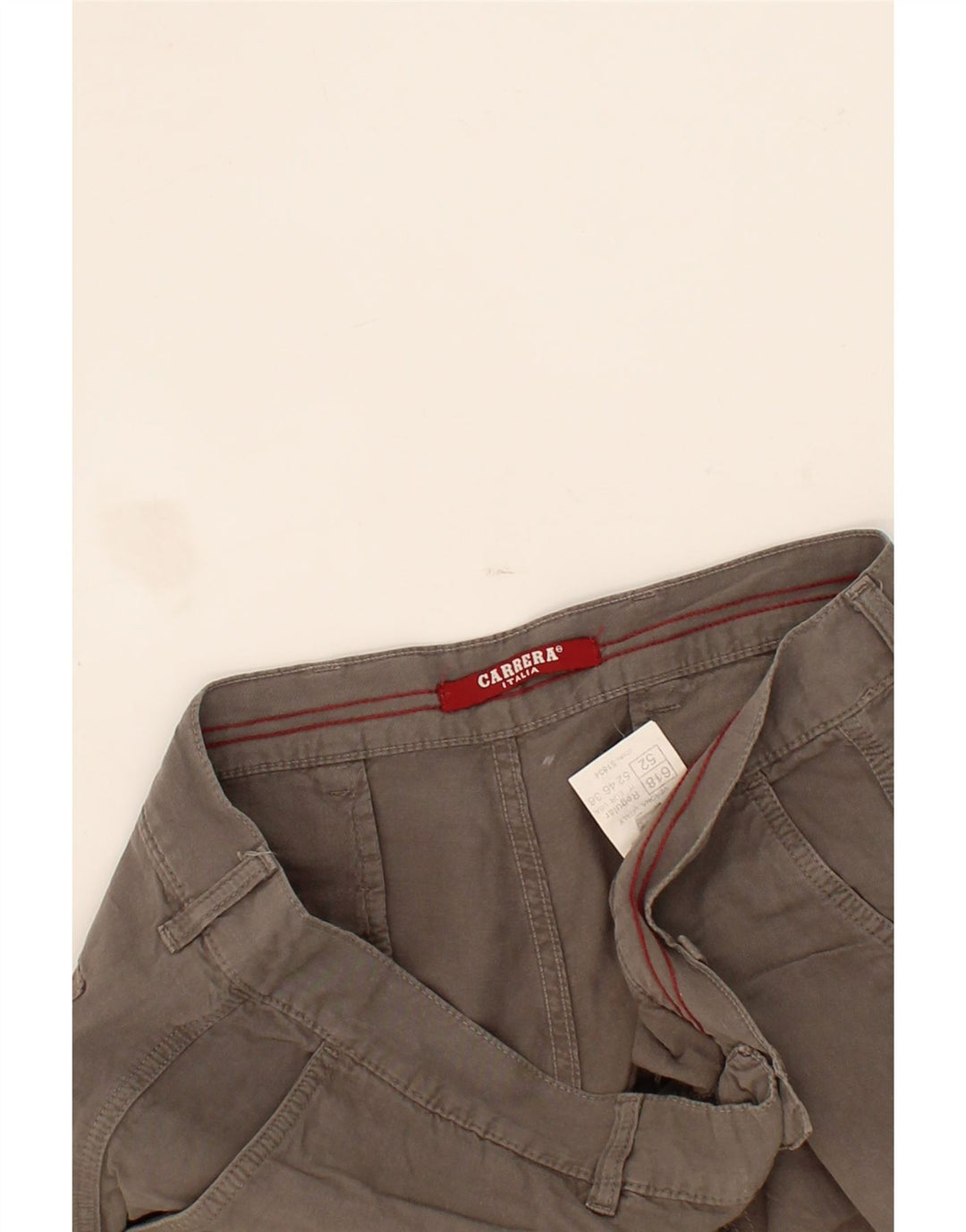 CARRERA Mens Cargo Shorts EU 46 Small W36  Grey Cotton Vintage Carrera and Second-Hand Carrera from Messina Hembry 