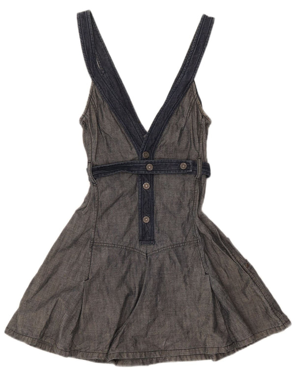 Diesel Dame Playsuit UK 8 Small Grey Cotton