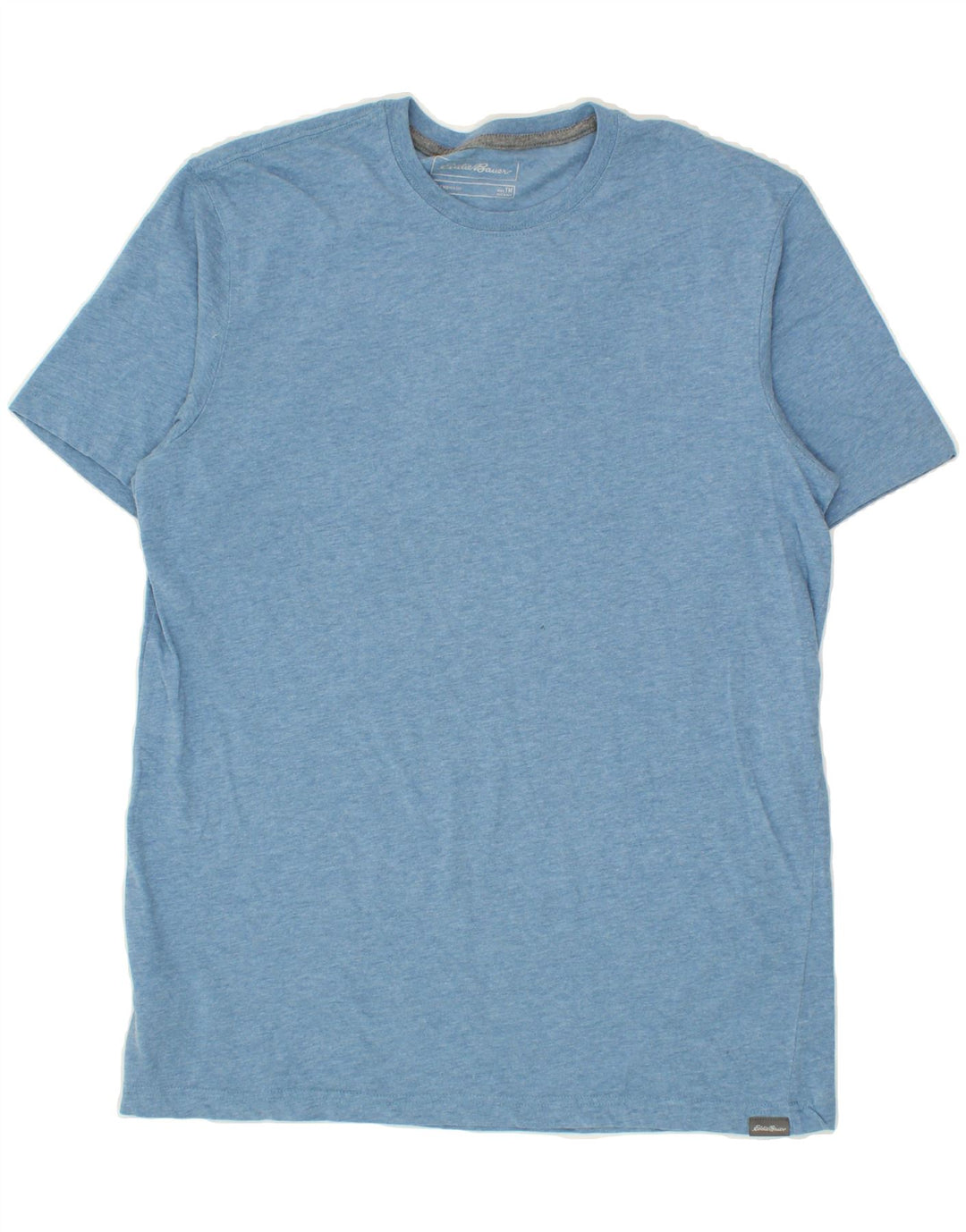 EDDIE BAUER Mens Tall T-Shirt Top Medium Blue Cotton Vintage Eddie Bauer and Second-Hand Eddie Bauer from Messina Hembry 