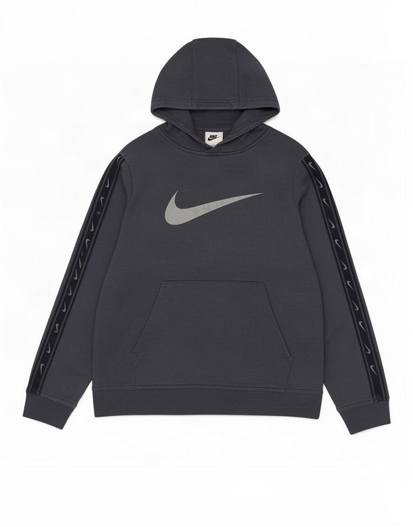 Nike drenge grafisk hættetrøje 12-13 år stor marineblå farveblok