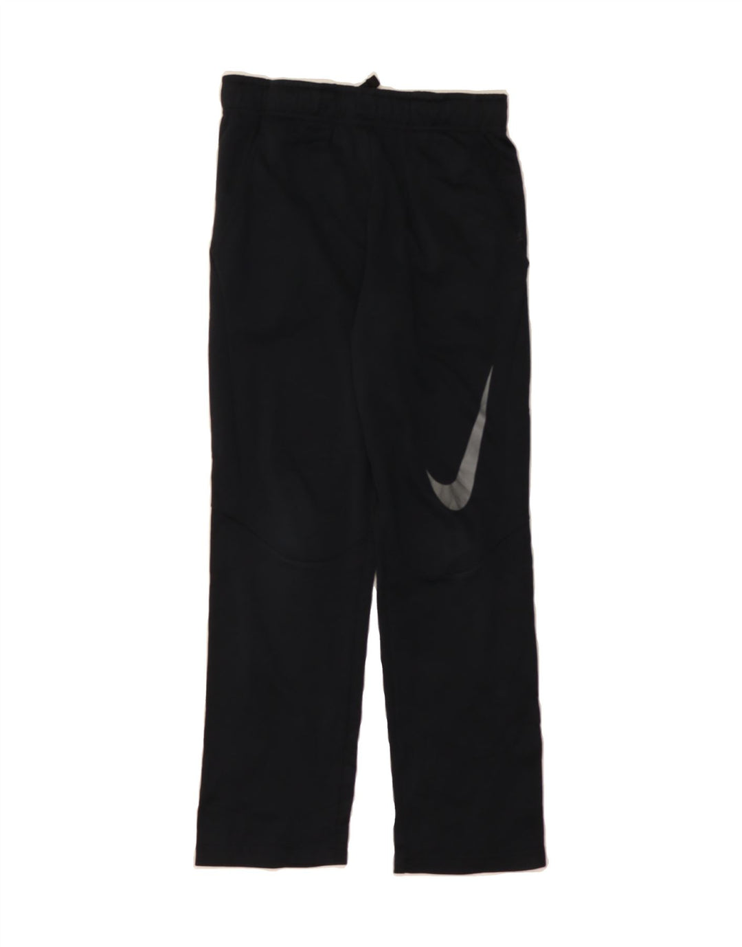 NIKE Boys Graphic Tracksuit Trousers 12-13 Years Large  Black Polyester Vintage Nike and Second-Hand Nike from Messina Hembry 