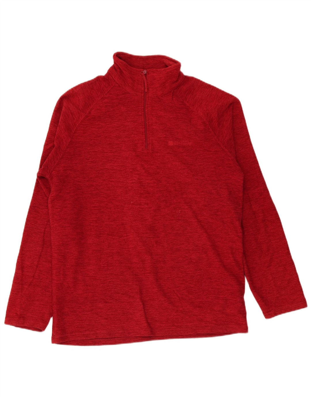 Mountain Warehouse Herre lynlåshals Fleece Jumper Medium Rød Flecked Polyester