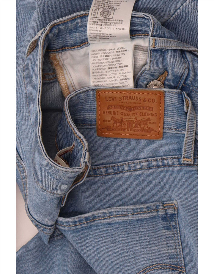 Levi's Womens 725 High Rise Bootcut Jeans W30 L32 Blue Lyocell