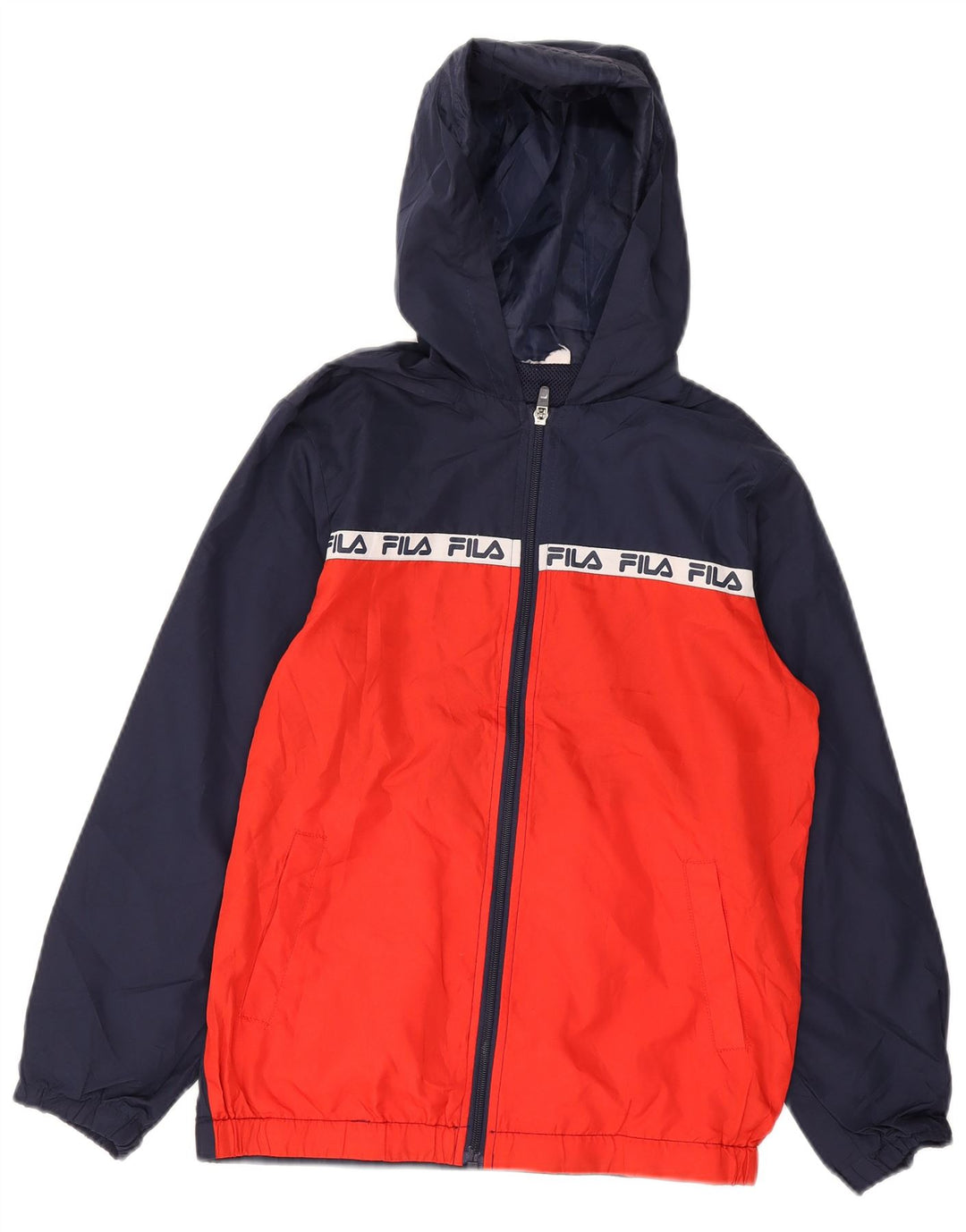 Fila Boys Grafisk træningsdragt Topjakke 11-12 år Navy Blue Colourblock