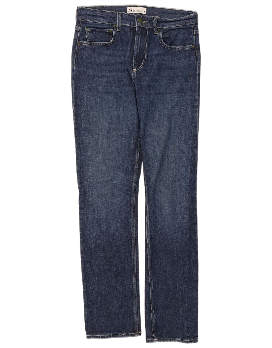 Zara Dame Slim Jeans EU 36 XS W26 L31 Blå