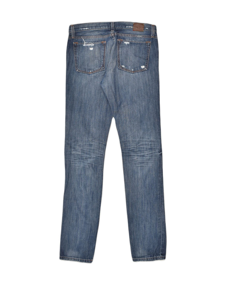 BANANA REPUBLIC Womens Distressed Slim Jeans W28 L34  Blue Cotton | Vintage Banana Republic | Thrift | Second-Hand Banana Republic | Used Clothing | Messina Hembry 