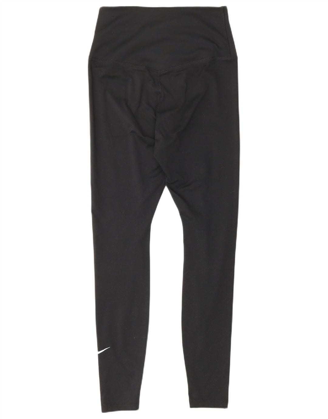 Nike Dame Dri Fit Leggings UK 10 Small Black Polyester