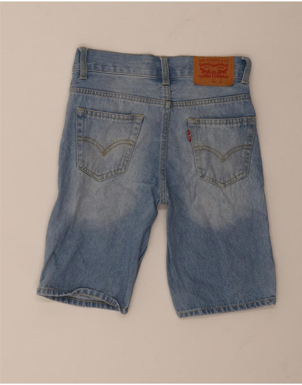 Levi's Boys 505 almindelige denimshorts 7-8 år W24 blå bomuld