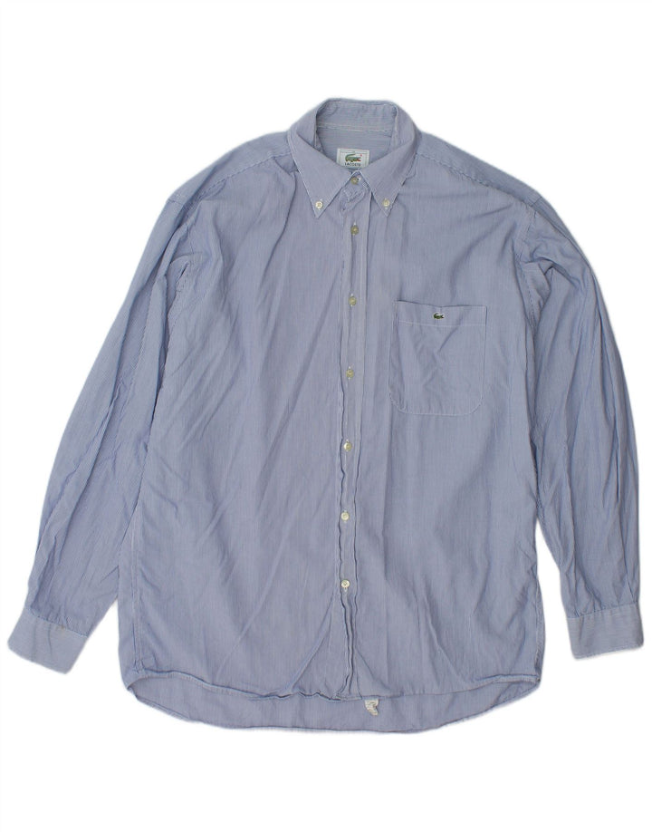 LACOSTE Herreskjorte str. 39 Medium Blue Pinstripe