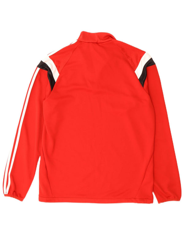 Adidas Herre Climacool Pullover Træningsdragt Top Medium Rød Colourblock