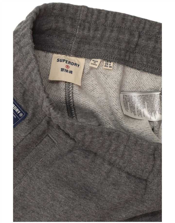 SUPERDRY Træningsdragt til kvinder Joggers UK 8 Small Grey Bomuld