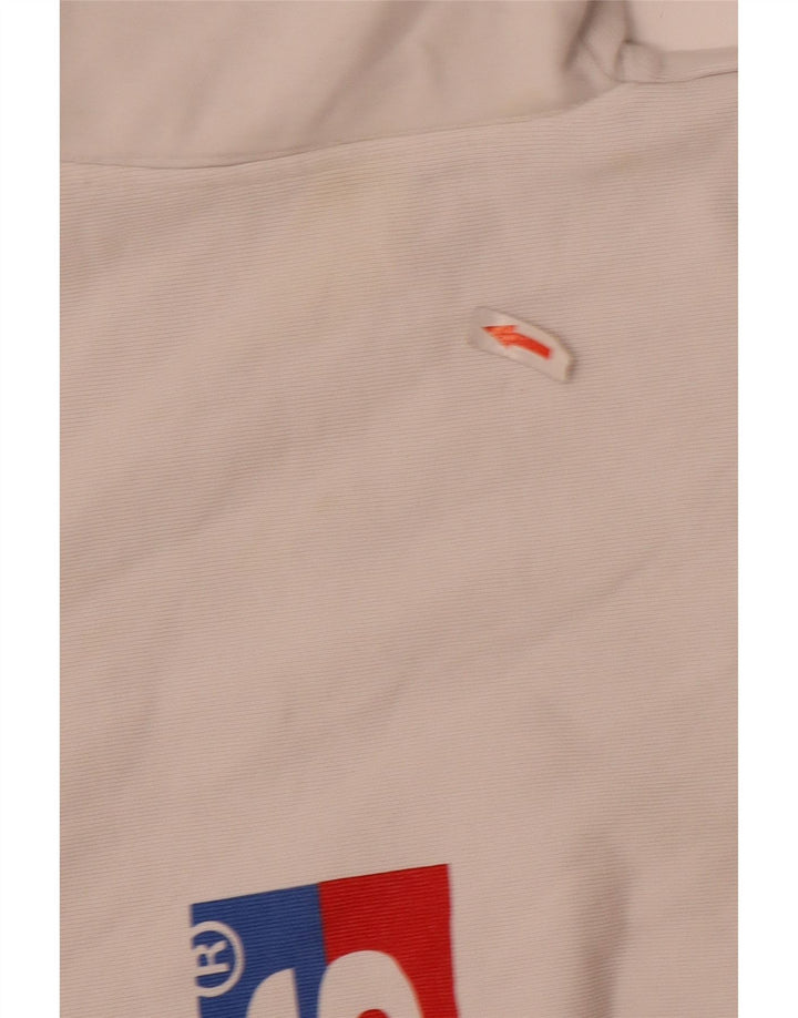 Levi's Grafisk Oversized Hoodie Jumper til kvinder UK 14 Medium White Bomuld