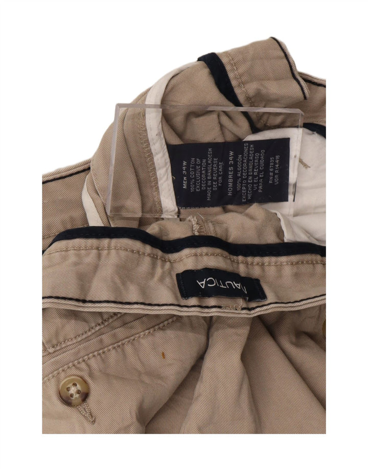 Mens Chino Shorts W34 Large Vintage Nautica and Second-Hand Nautica from Messina Hembry 