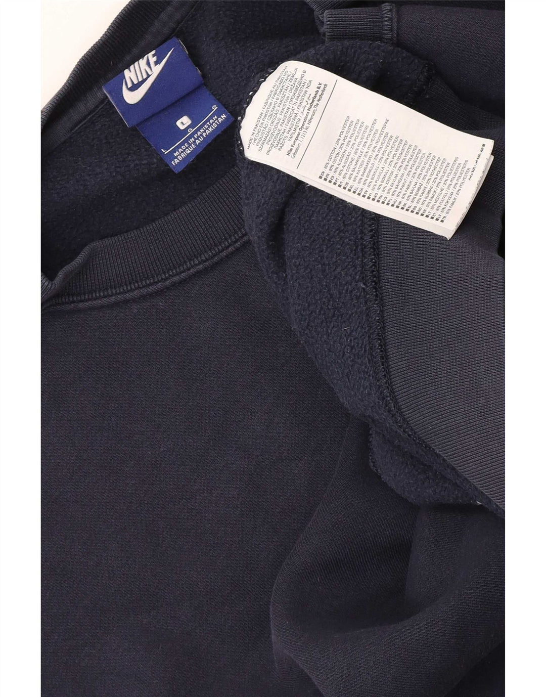 Nike Sweatshirt til mænd, stor marineblå bomuld