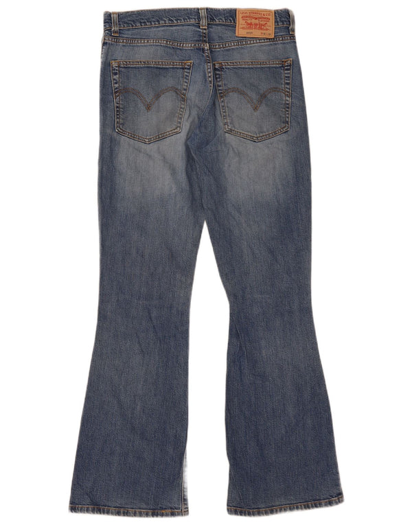 Levi's Dame 525 Bootcut Jeans W32 L32 Blå Bomuld
