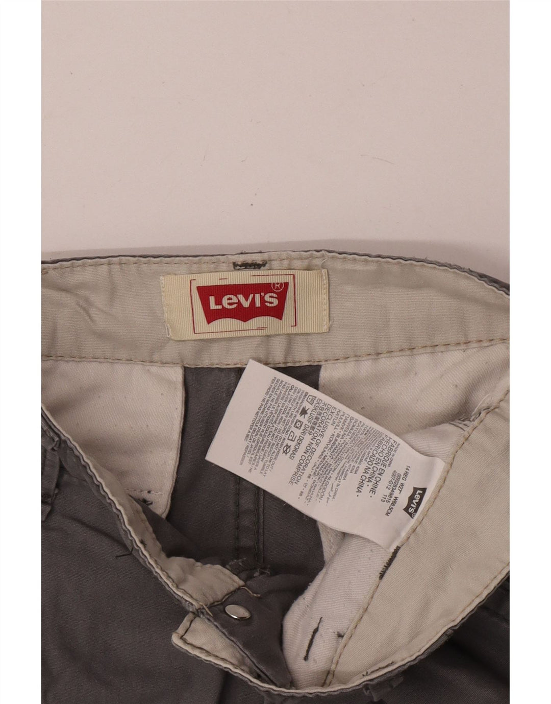 Levi's Boys Cargo Shorts 13-14 år W27 Grå Bomuld