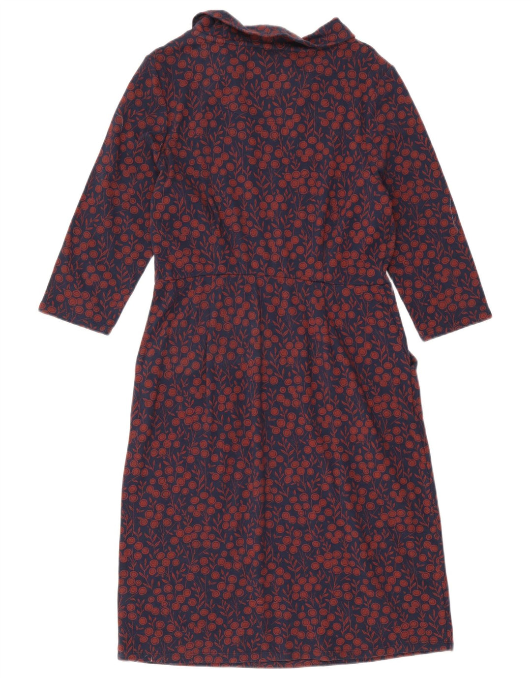Seasalt Cornwall Kvinders Skede Kjole UK 14 Medium Navy Blue Floral
