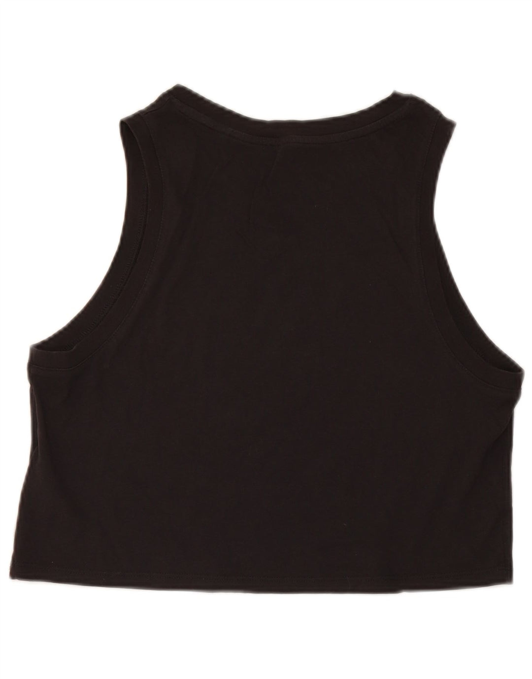 Levi's Womens Crop Grafisk Vest Top UK 10 Small Black Bomuld