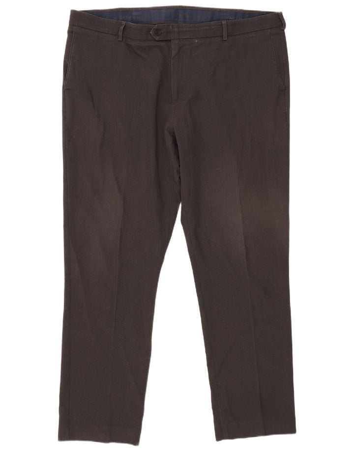 Farah Herre Klassiske Slim Suit Bukser W44 L33 Grå Polyester