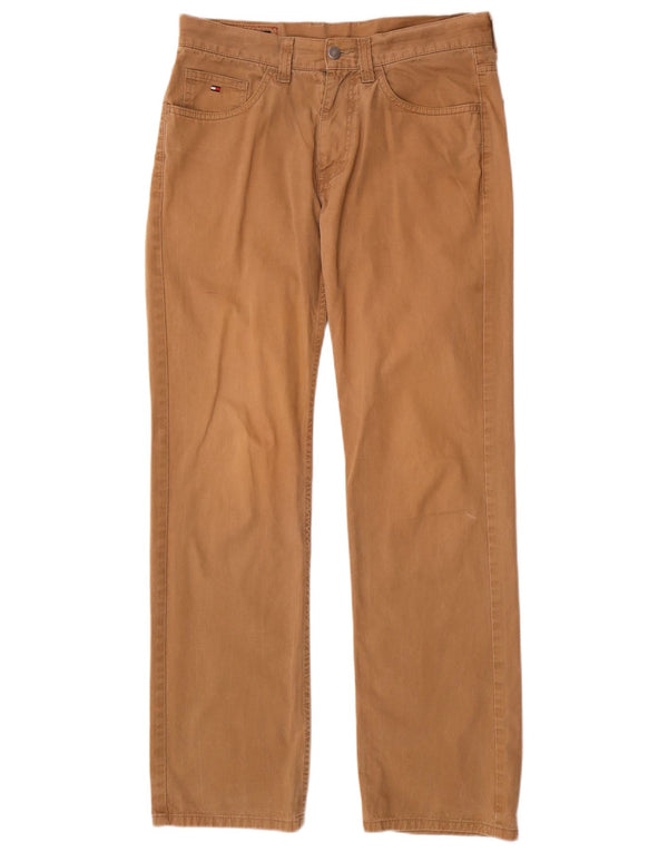 Tommy Hilfiger Lige Casual bukser til mænd W32 L32 brun bomuld