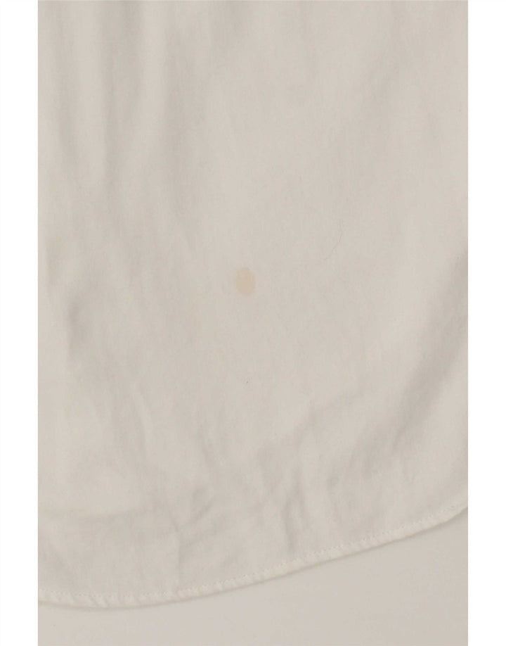 Calvin Klein Herre Slim Fit Skjorte Størrelse 15 Medium Hvid Bomuld