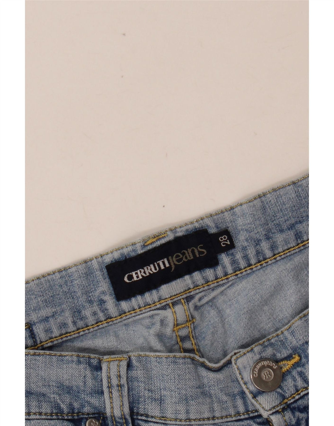 CERRUTI 1881 Dame Bootcut Jeans W28 L31 Blå