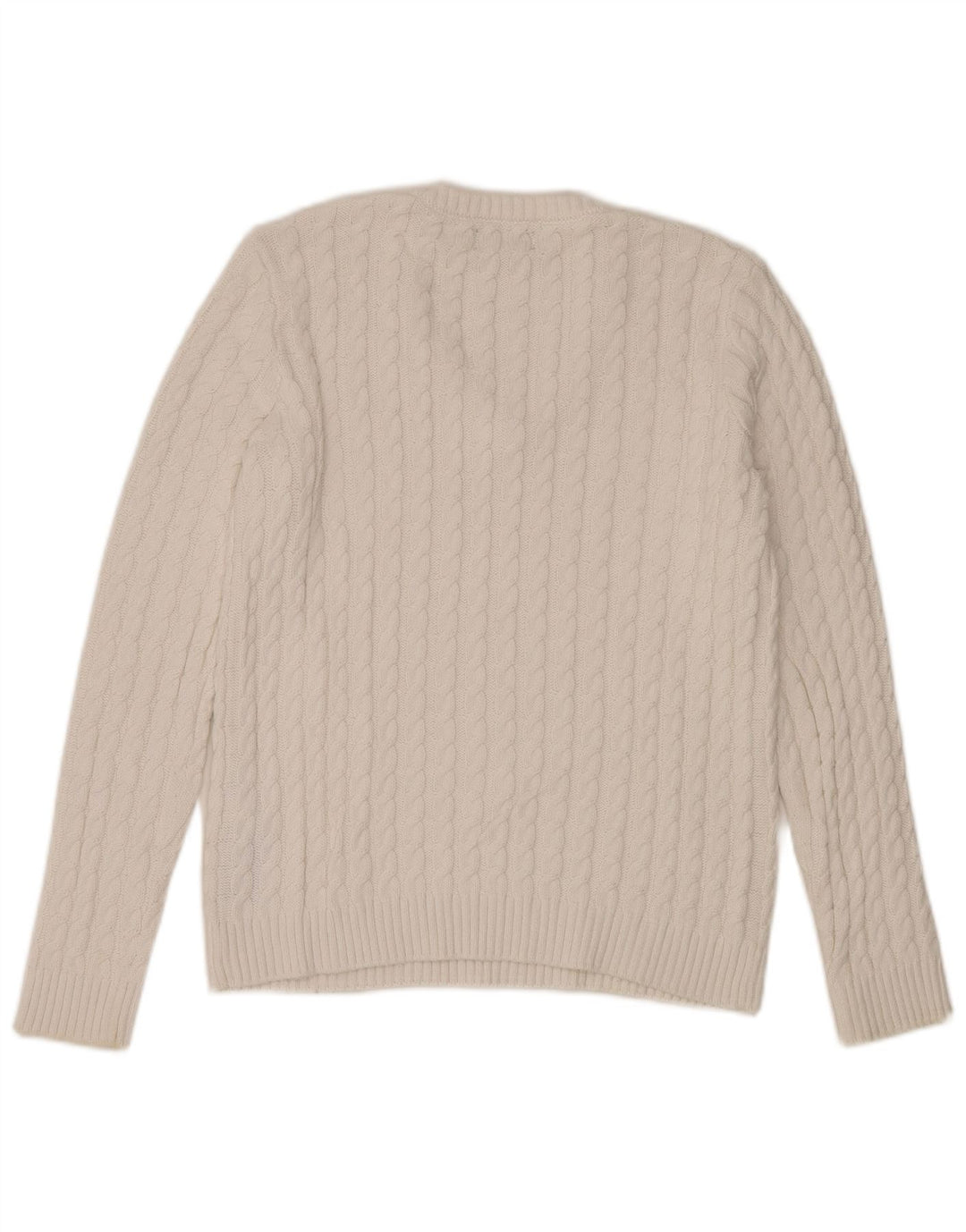 Kappa Dame V-hals sweater UK 10 Small White Bomuld