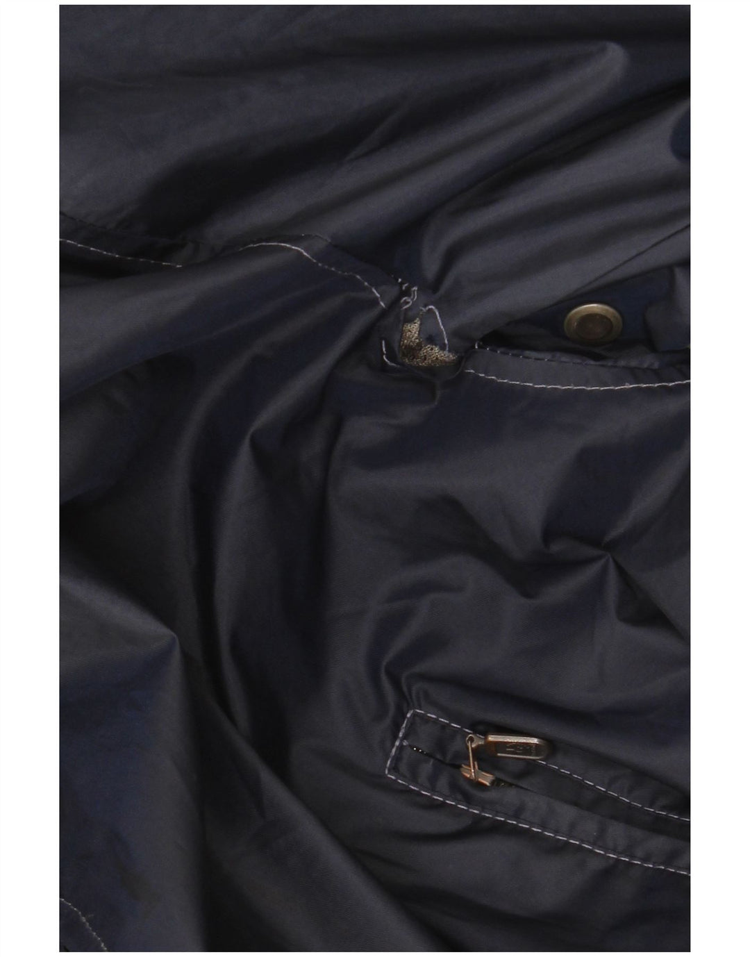Belstaff Womens Bomber Jacket UK 14 Medium Navy Blue Nylon