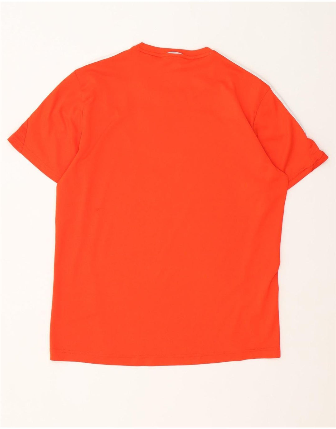 Adidas Herre T-Shirt Top Medium Orange Polyester