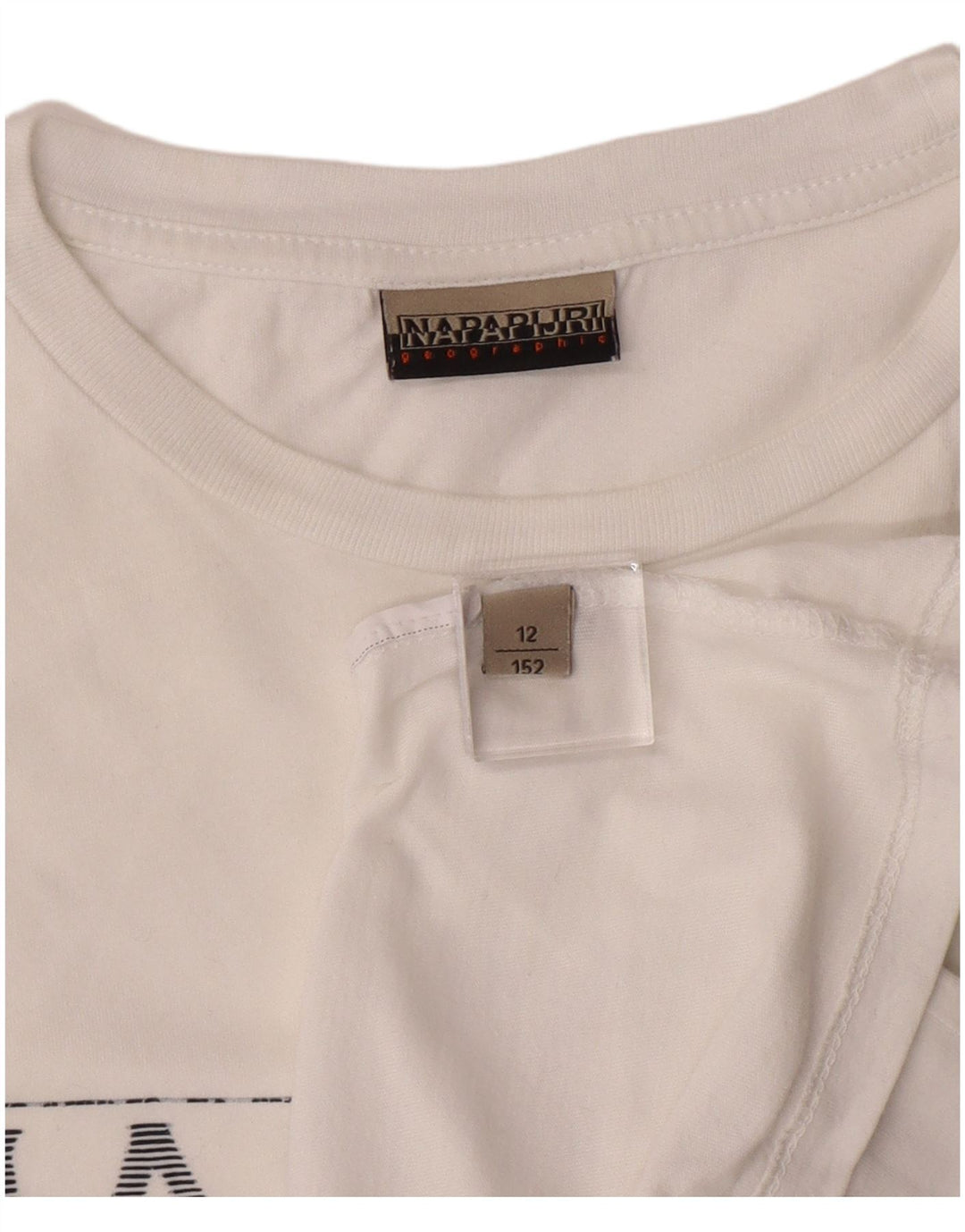 NAPAPIJRI Boys Graphic T-Shirt Top 11-12 Years White