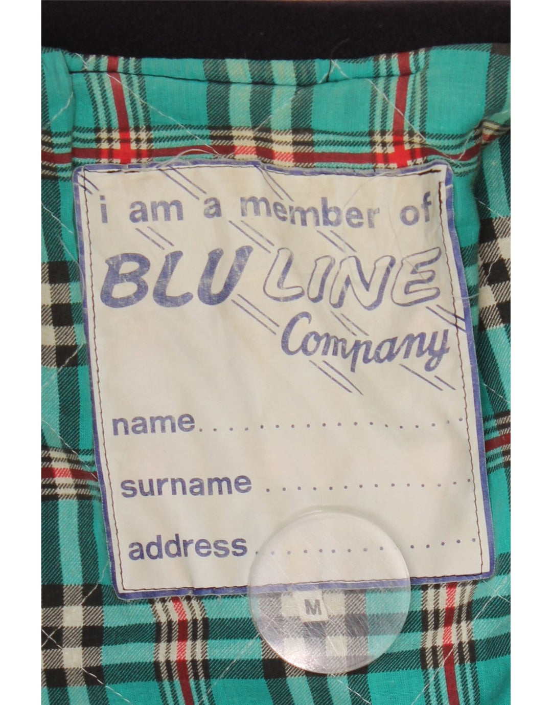 Vintage Herre Utility Jacket UK 38 Medium Navy Blue