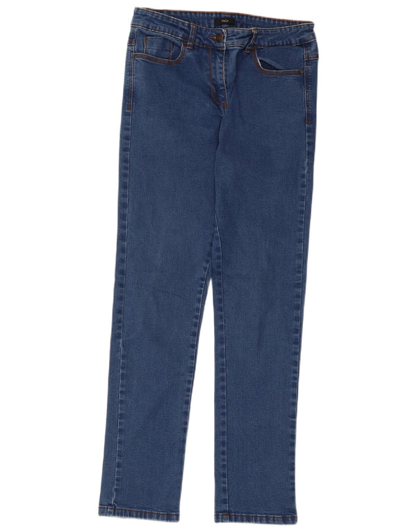 M&Co Dame Slim Jeans UK 8 Small W30 L28 Blue Cotton